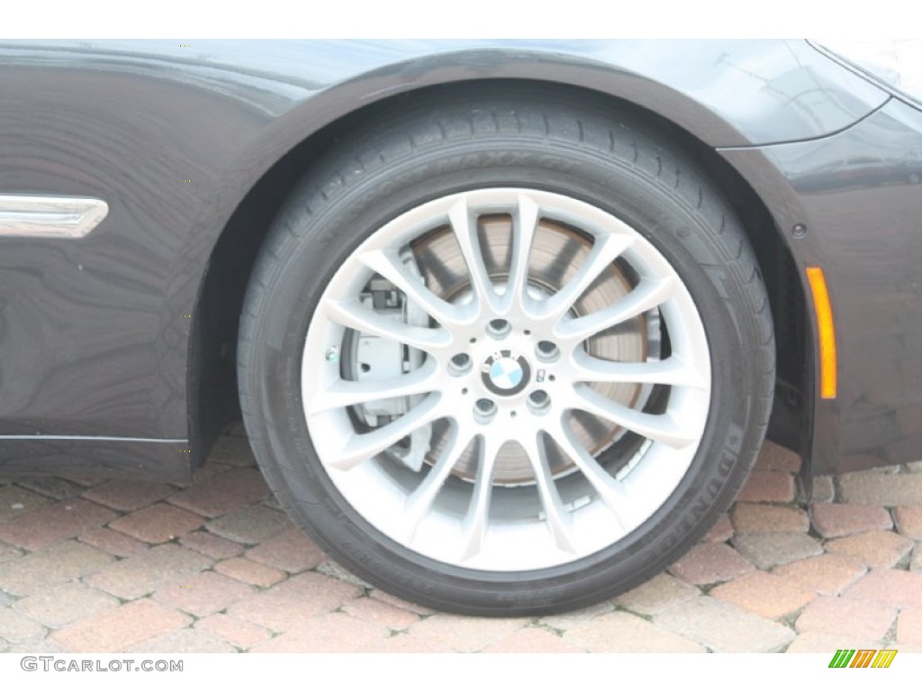 2011 7 Series 750i Sedan - Dark Graphite Metallic / Saddle/Black Nappa Leather photo #5