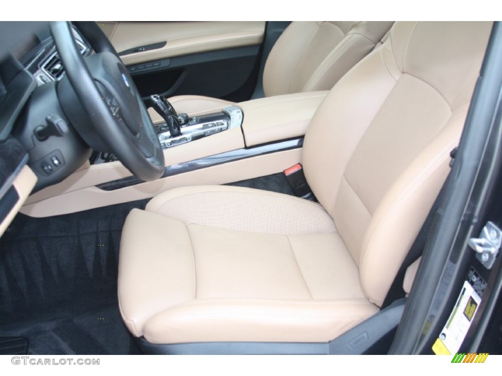2011 7 Series 750i Sedan - Dark Graphite Metallic / Saddle/Black Nappa Leather photo #11
