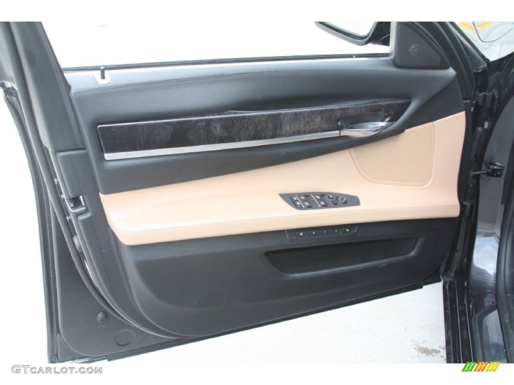 2011 7 Series 750i Sedan - Dark Graphite Metallic / Saddle/Black Nappa Leather photo #12