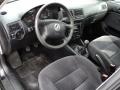 Black 2002 Volkswagen Golf GLS Sedan Interior Color