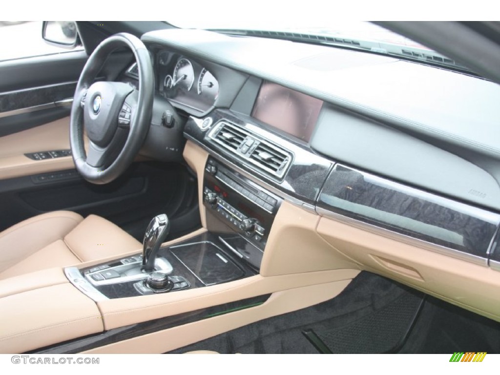2011 7 Series 750i Sedan - Dark Graphite Metallic / Saddle/Black Nappa Leather photo #44