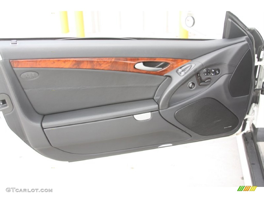 2009 Mercedes-Benz SL 63 AMG Roadster AMG Black Door Panel Photo #54289763