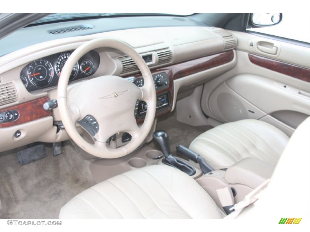 Sandstone Interior 2001 Chrysler Sebring LXi Convertible Photo #54292562
