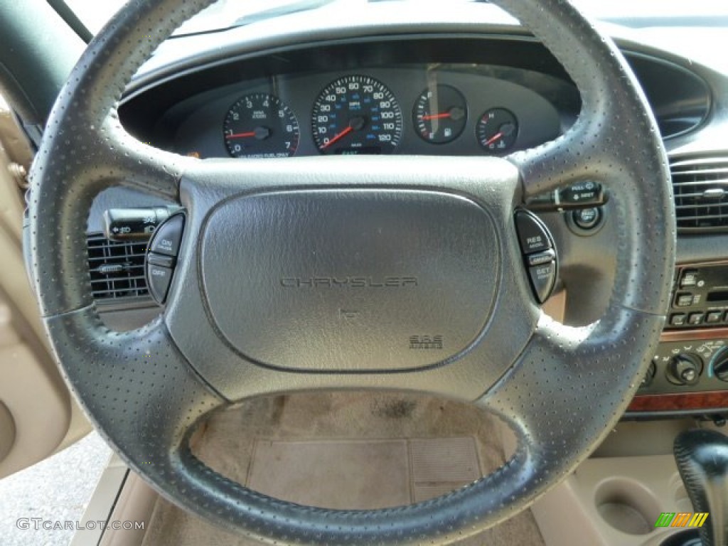 1998 Chrysler Sebring JXi Convertible Camel Steering Wheel Photo #54293246