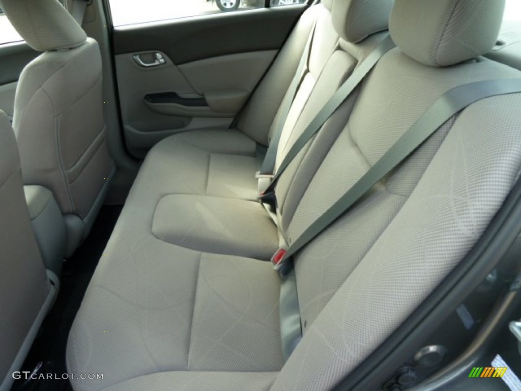 Gray Interior 2012 Honda Civic EX Sedan Photo #54294128