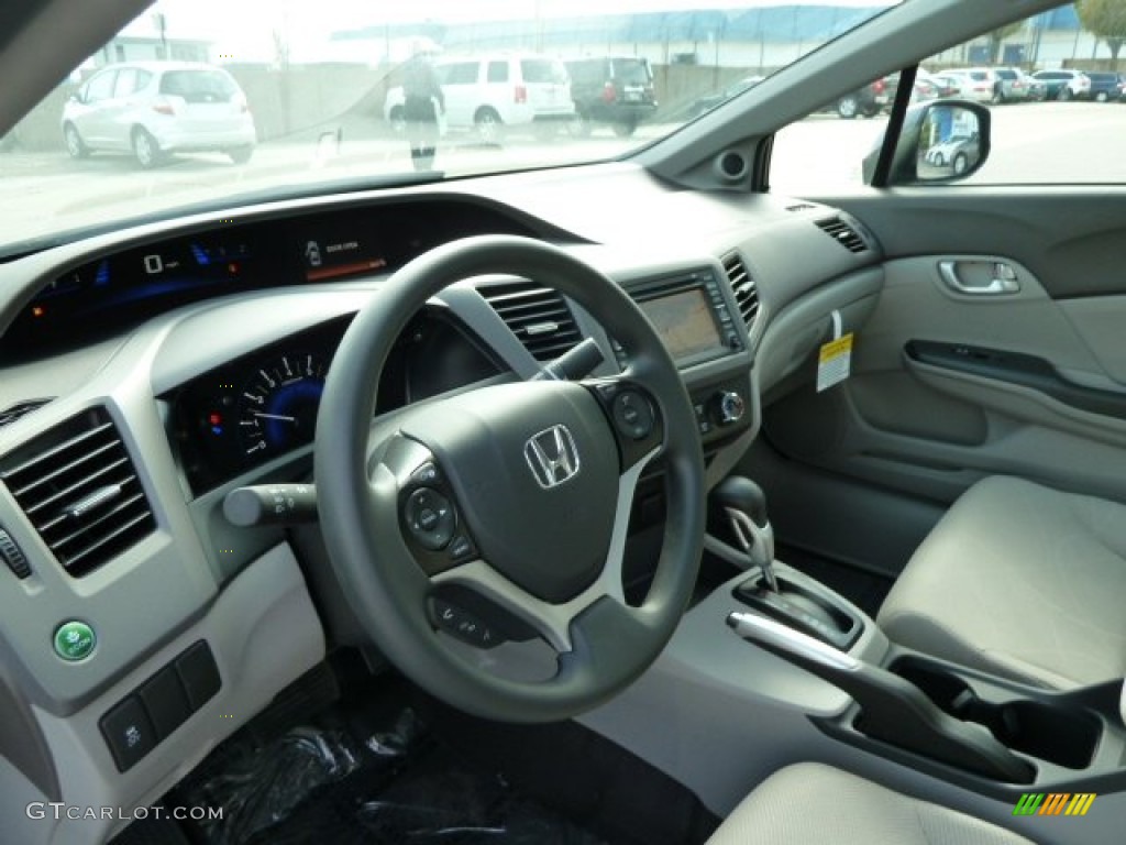 Gray Interior 2012 Honda Civic EX Sedan Photo #54294164