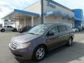 2012 Smoky Topaz Metallic Honda Odyssey EX-L  photo #1