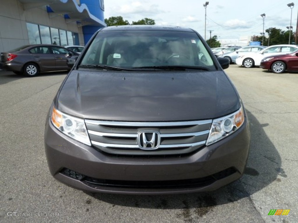 Smoky Topaz Metallic 2012 Honda Odyssey EX-L Exterior Photo #54294257