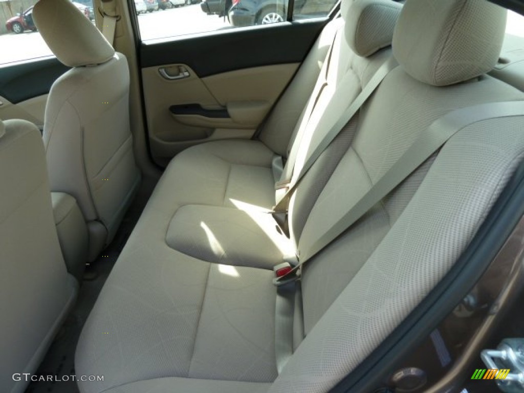 Beige Interior 2012 Honda Civic LX Sedan Photo #54294702