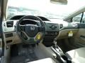 Beige 2012 Honda Civic LX Sedan Dashboard