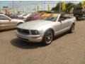 2005 Satin Silver Metallic Ford Mustang V6 Premium Convertible  photo #3