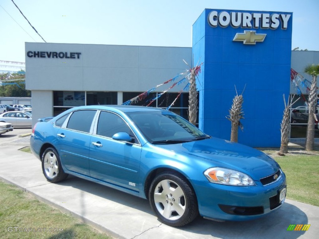 2008 Aqua Blue Metallic Chevrolet Impala Ss 54257744