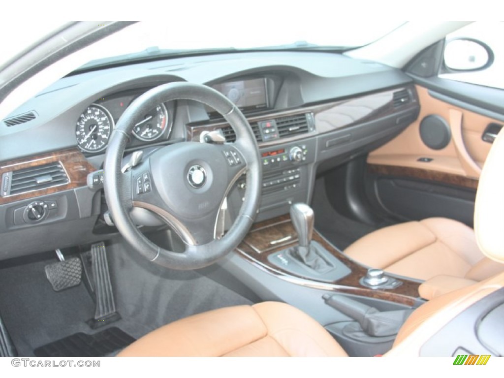 2008 3 Series 335i Coupe - Alpine White / Saddle Brown/Black photo #10