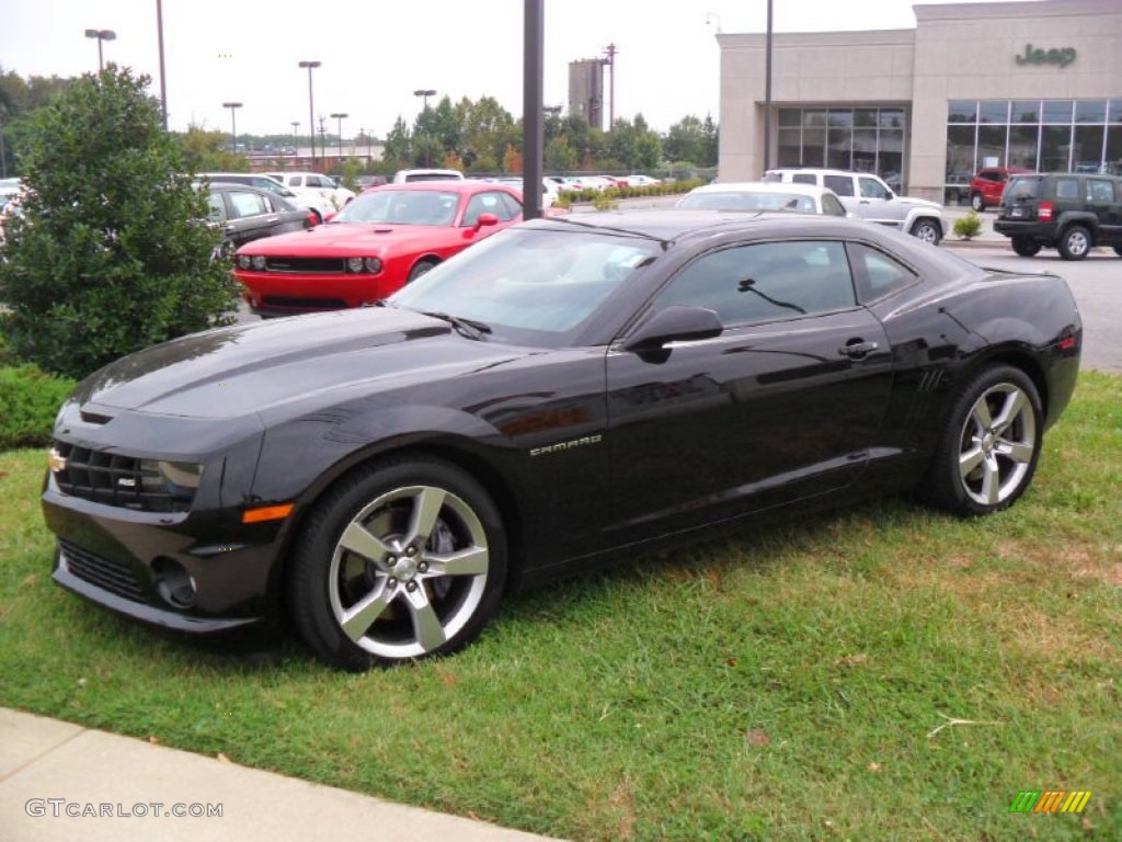 2011 Camaro SS Coupe - Black / Black photo #1