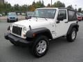 2007 Stone White Jeep Wrangler X 4x4  photo #1