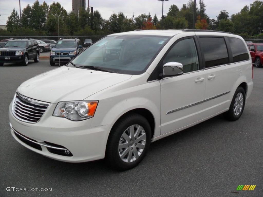 Stone White 2012 Chrysler Town & Country Touring - L Exterior Photo #54297033
