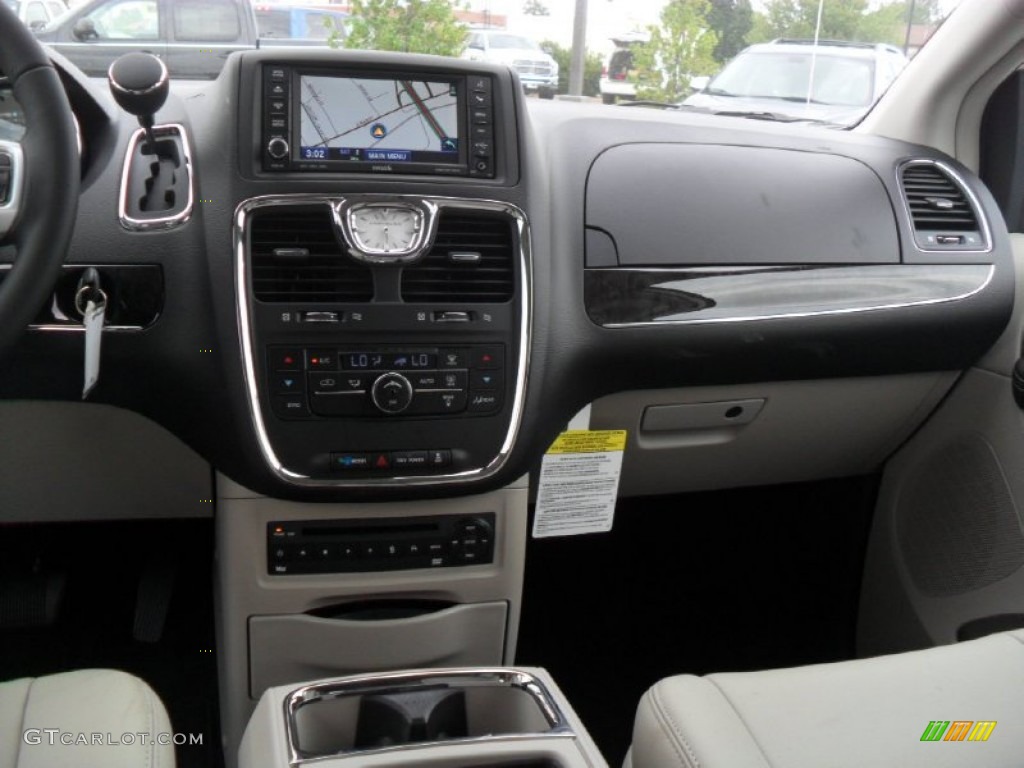 2012 Chrysler Town & Country Touring - L Black/Light Graystone Dashboard Photo #54297159