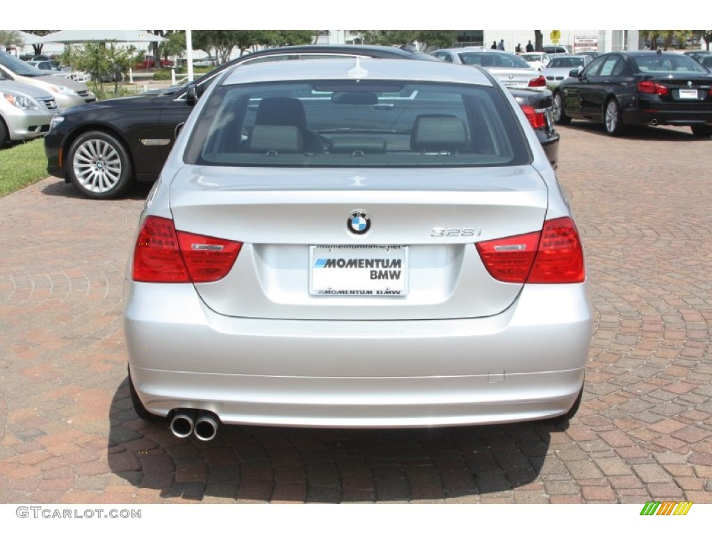 2011 3 Series 328i Sedan - Titanium Silver Metallic / Black photo #8