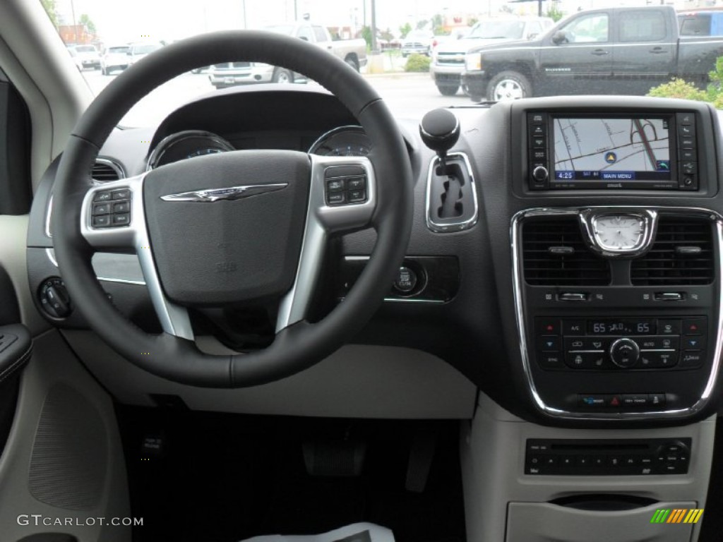 2012 Chrysler Town & Country Touring - L Black/Light Graystone Dashboard Photo #54297407