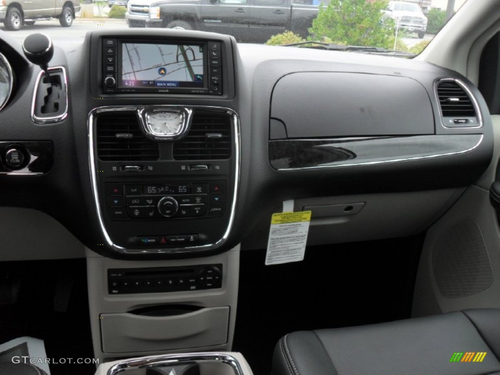 2012 Chrysler Town & Country Touring - L Black/Light Graystone Dashboard Photo #54297420
