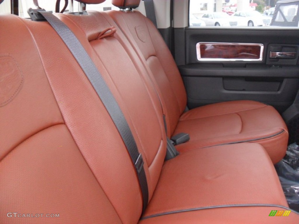 Dark Slate/Russet Interior 2012 Dodge Ram 2500 HD Laramie Longhorn Crew Cab 4x4 Photo #54298350