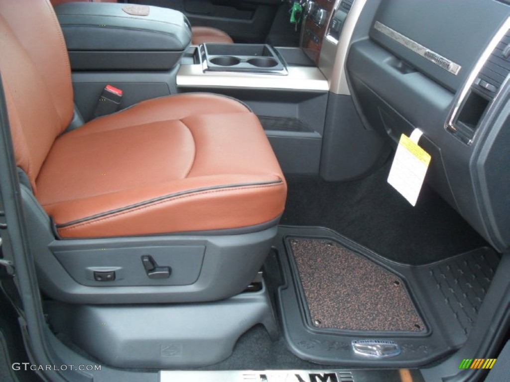 Dark Slate/Russet Interior 2012 Dodge Ram 2500 HD Laramie Longhorn Crew Cab 4x4 Photo #54298356
