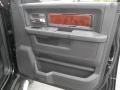 Dark Slate/Russet 2012 Dodge Ram 2500 HD Laramie Longhorn Crew Cab 4x4 Door Panel