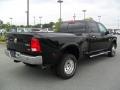 2012 Black Dodge Ram 3500 HD Laramie Longhorn Crew Cab 4x4 Dually  photo #4