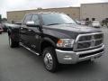 Black - Ram 3500 HD Laramie Longhorn Crew Cab 4x4 Dually Photo No. 5
