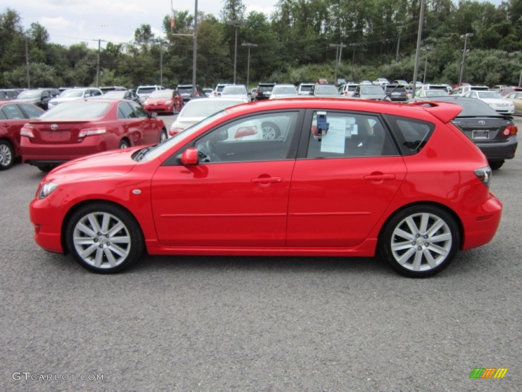 True Red 2009 Mazda MAZDA3 MAZDASPEED3 Sport Exterior Photo #54299352