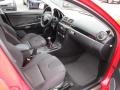 Black/Red Interior Photo for 2009 Mazda MAZDA3 #54299397