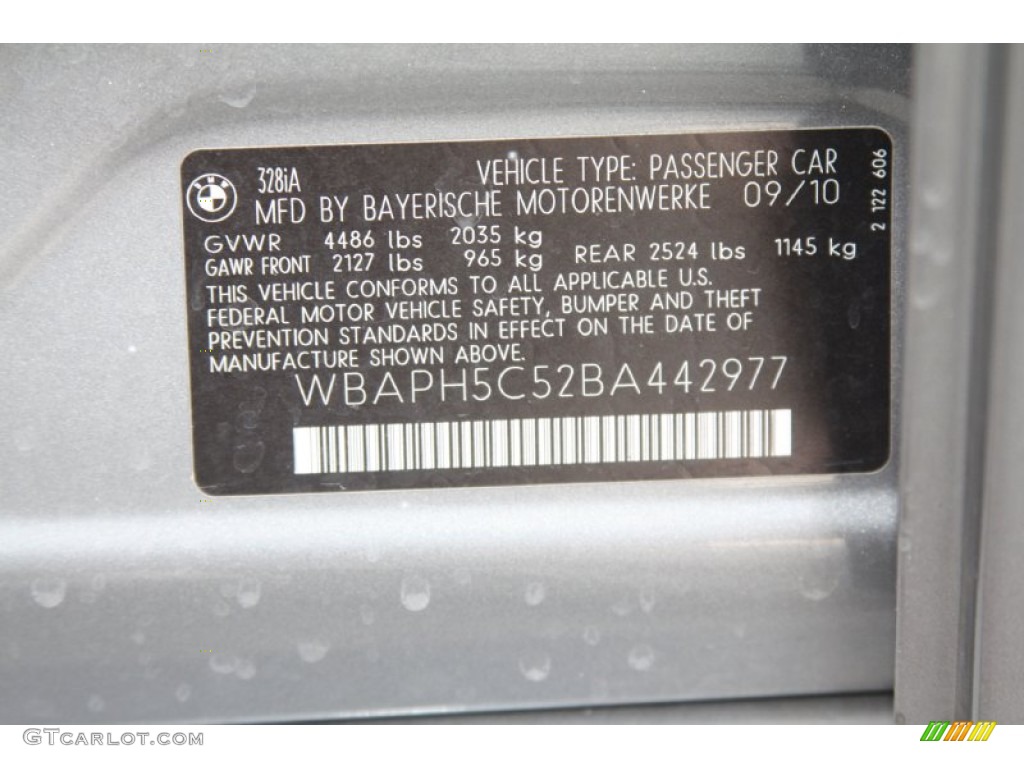 2011 3 Series 328i Sedan - Space Gray Metallic / Gray Dakota Leather photo #9