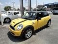 2008 Mellow Yellow Mini Cooper S Hardtop  photo #2