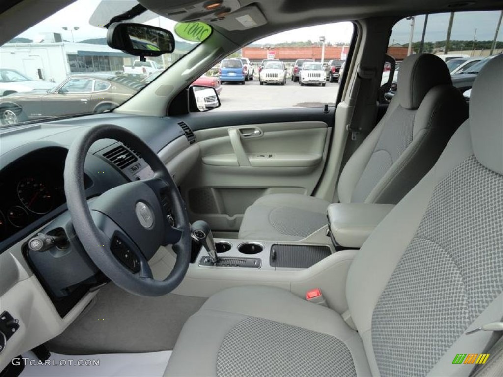 Gray Interior 2007 Saturn Outlook XE AWD Photo #54300578