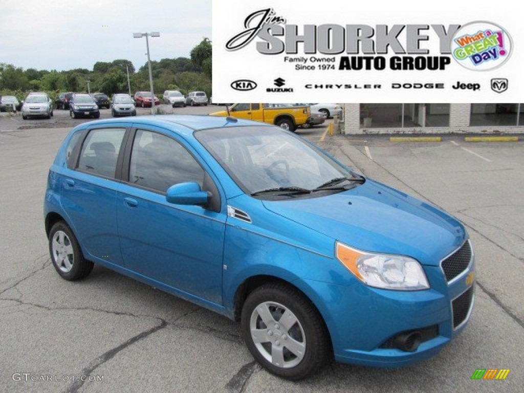 2009 Aveo Aveo5 LT - Tahiti Green / Charcoal photo #1