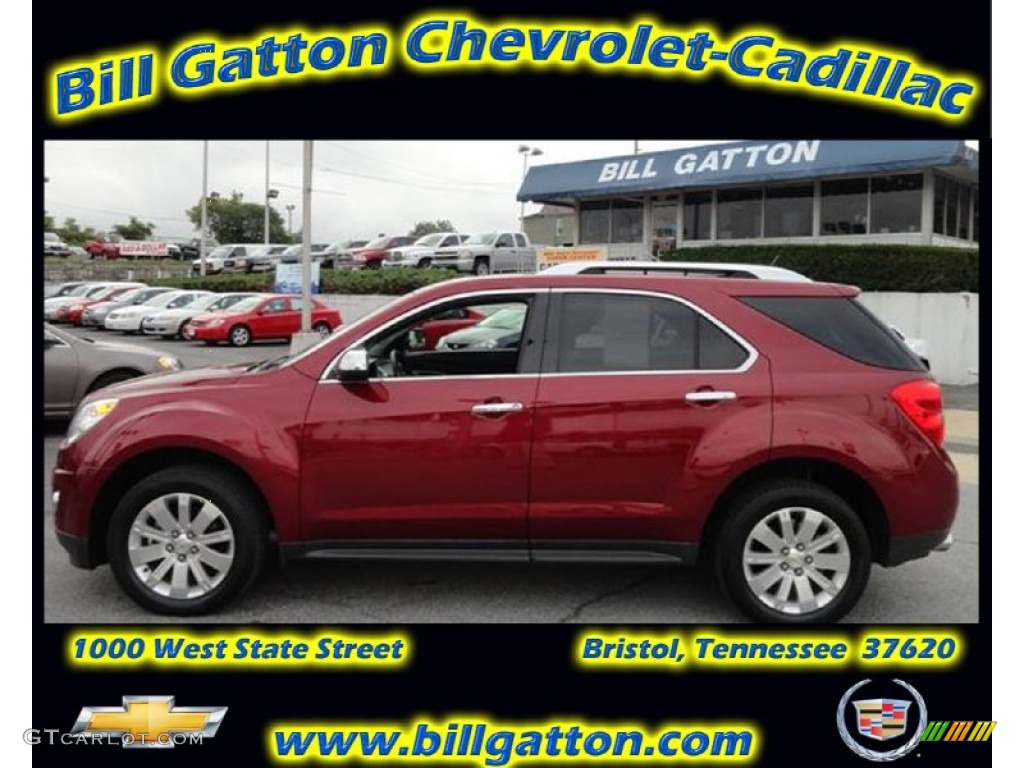 2011 Equinox LTZ AWD - Cardinal Red Metallic / Jet Black photo #1