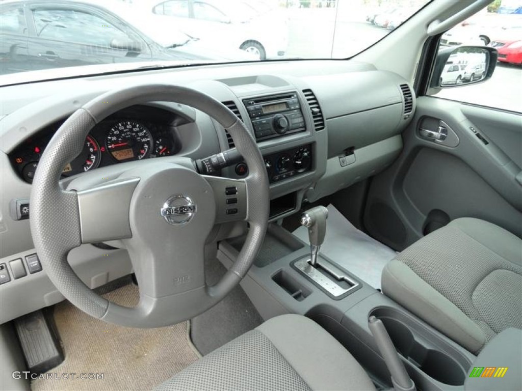 Steel Interior 2008 Nissan Frontier SE Crew Cab 4x4 Photo #54302319