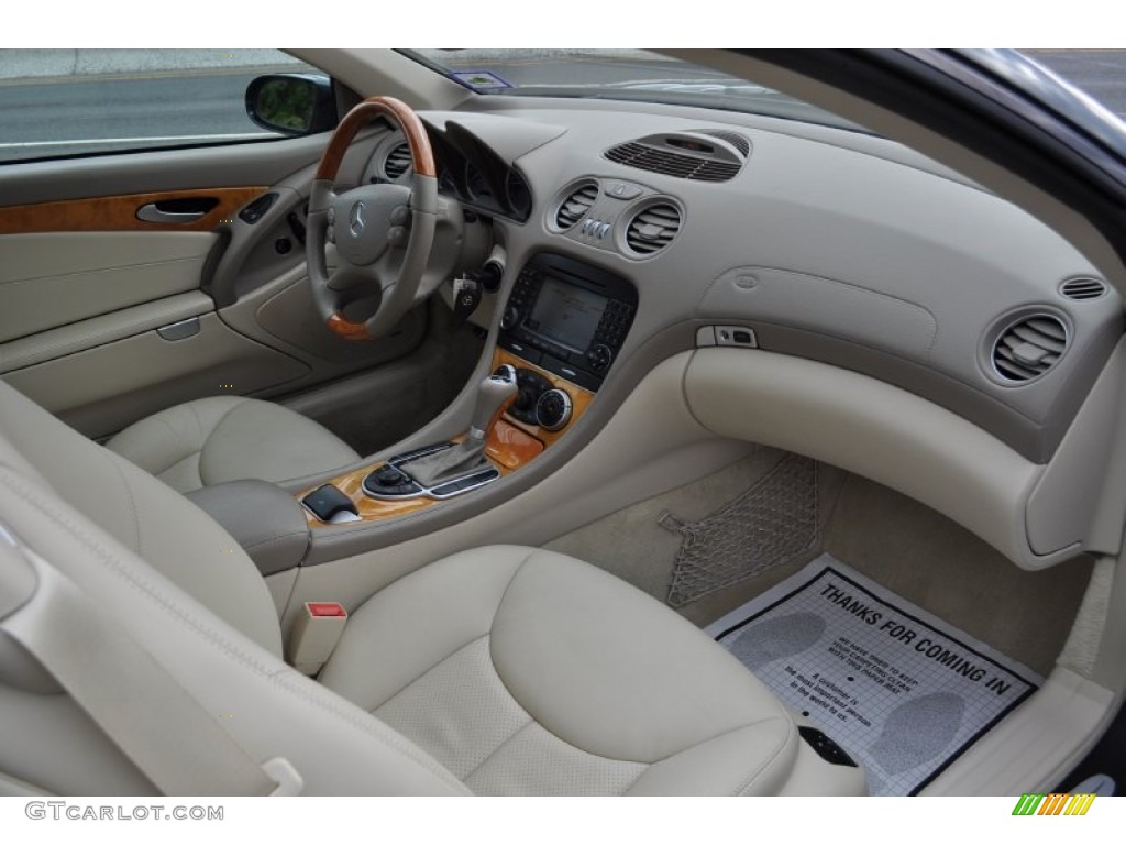Stone Interior 2005 Mercedes-Benz SL 500 Roadster Photo #54302331