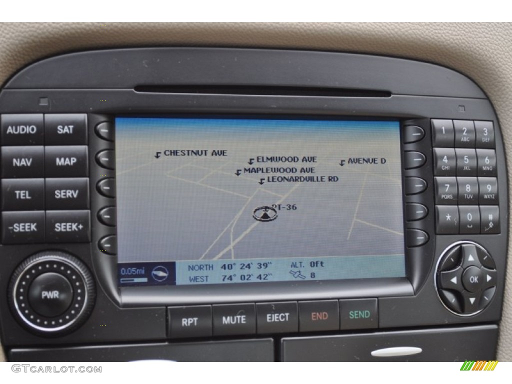 2005 Mercedes-Benz SL 500 Roadster Navigation Photo #54302379