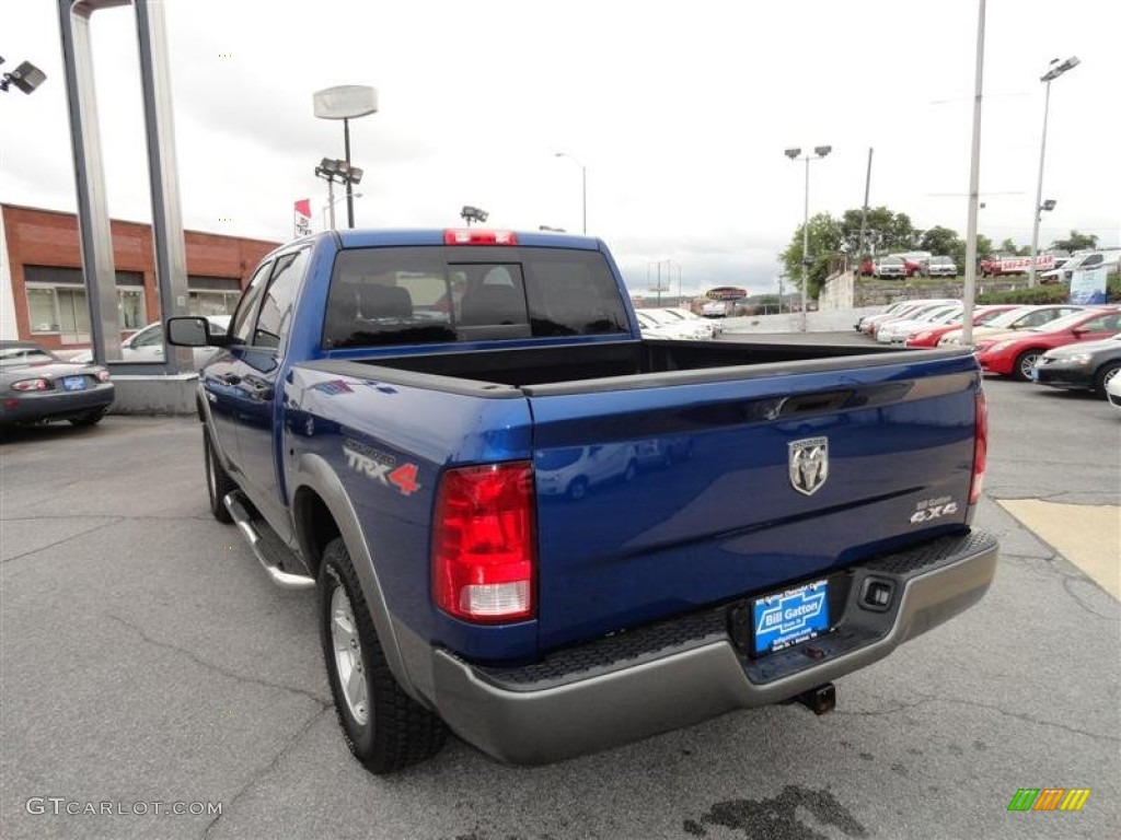 2009 Ram 1500 TRX4 Crew Cab 4x4 - Deep Water Blue Pearl / Dark Slate/Medium Graystone photo #3