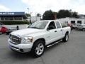 2008 Bright White Dodge Ram 1500 SLT Quad Cab  photo #2