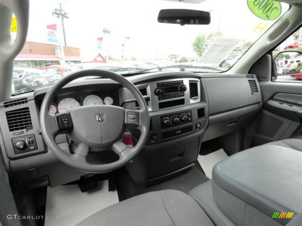 Medium Slate Gray Interior 2008 Dodge Ram 1500 SLT Quad Cab Photo #54302772