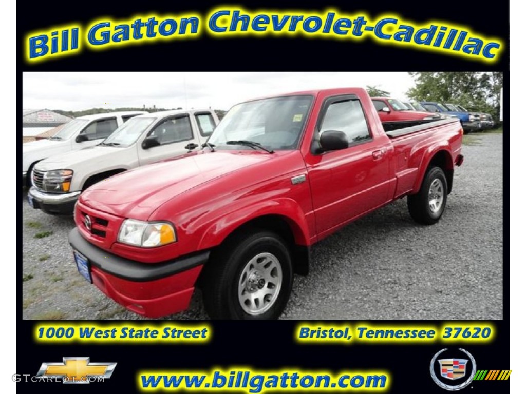 2004 B-Series Truck B3000 Dual Sport Regular Cab - Performance Red / Medium Dark Flint photo #1