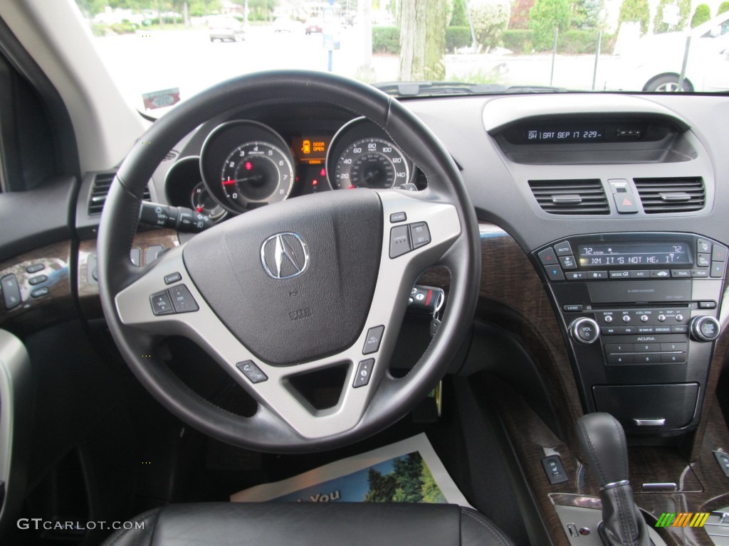 2010 Acura MDX Standard MDX Model Ebony Dashboard Photo #54304364