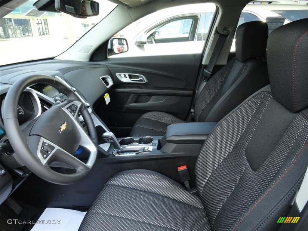 Jet Black Interior 2012 Chevrolet Equinox LT AWD Photo #54304470