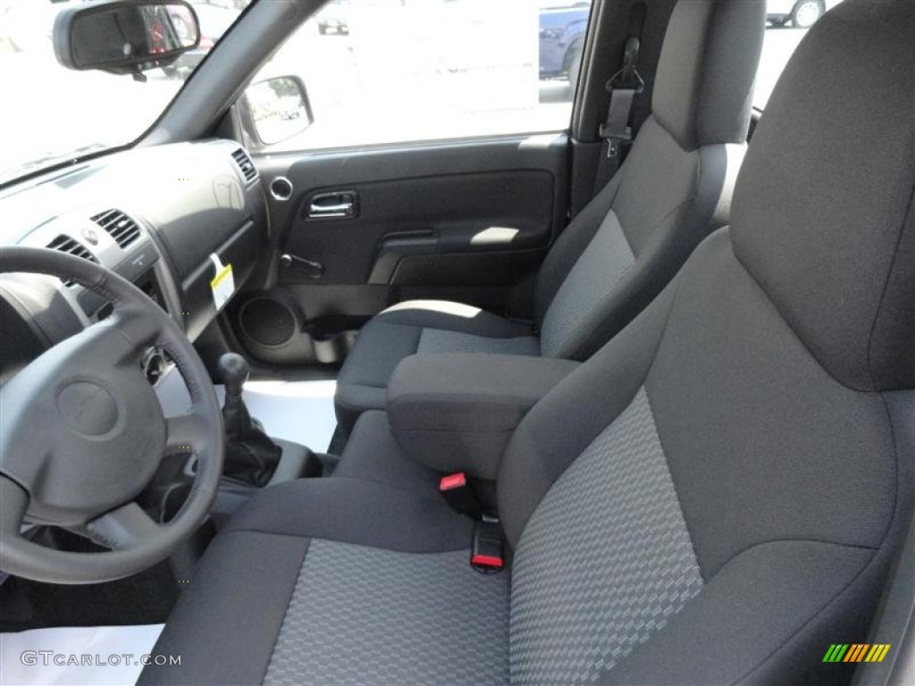 Ebony Interior 2012 Chevrolet Colorado Work Truck Regular Cab Photo #54304605