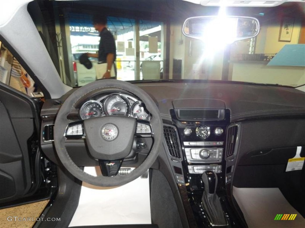2012 Cadillac CTS -V Sedan Ebony/Ebony Dashboard Photo #54304758