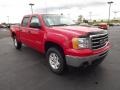 2012 Fire Red GMC Sierra 1500 SLE Crew Cab 4x4  photo #3