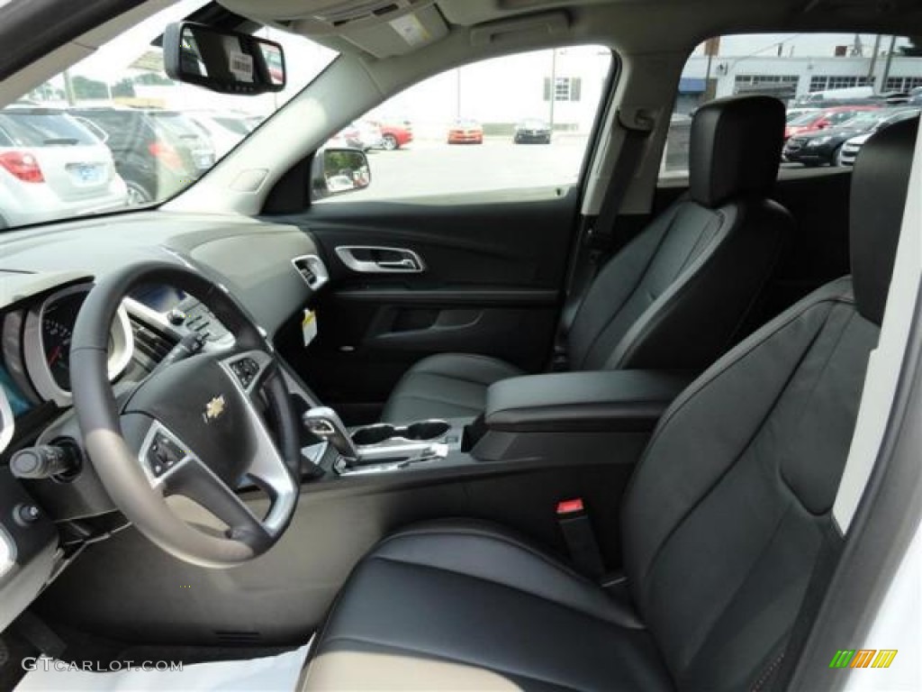 Jet Black Interior 2011 Chevrolet Equinox LTZ AWD Photo #54306261