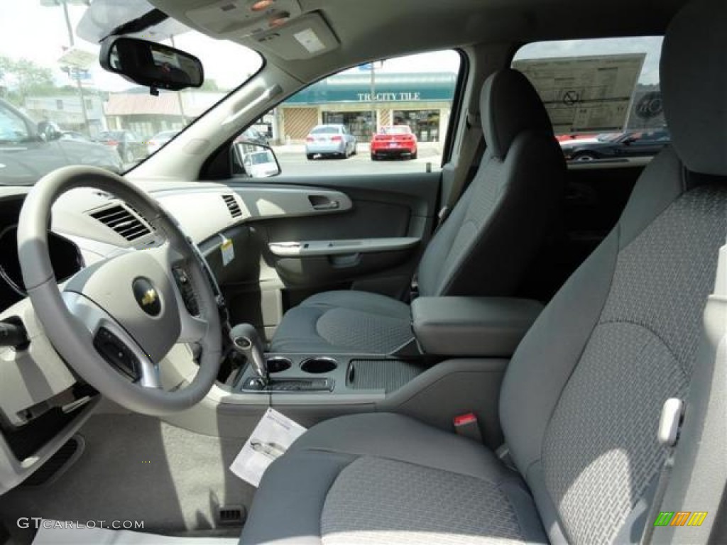 2011 Traverse LS - Silver Ice Metallic / Dark Gray/Light Gray photo #3